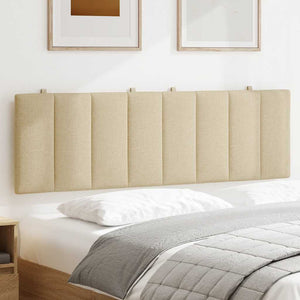 Gepolstertes Kopfteil-Kissen Creme 160cm