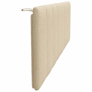 Gepolstertes Kopfteil-Kissen Creme 160cm