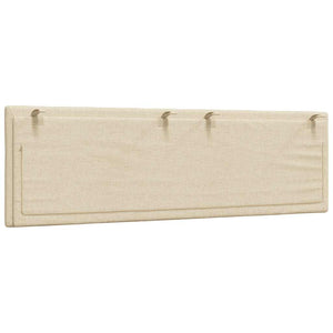 Gepolstertes Kopfteil-Kissen Creme 160cm