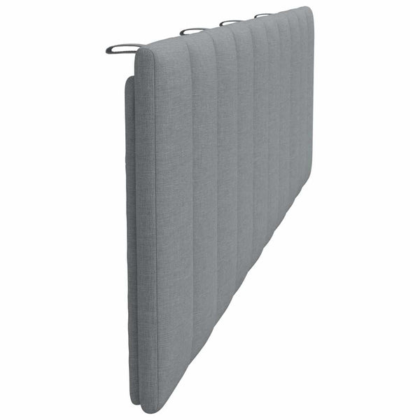 Kopfteil Kissen Hanko Hellgrau 180 cm