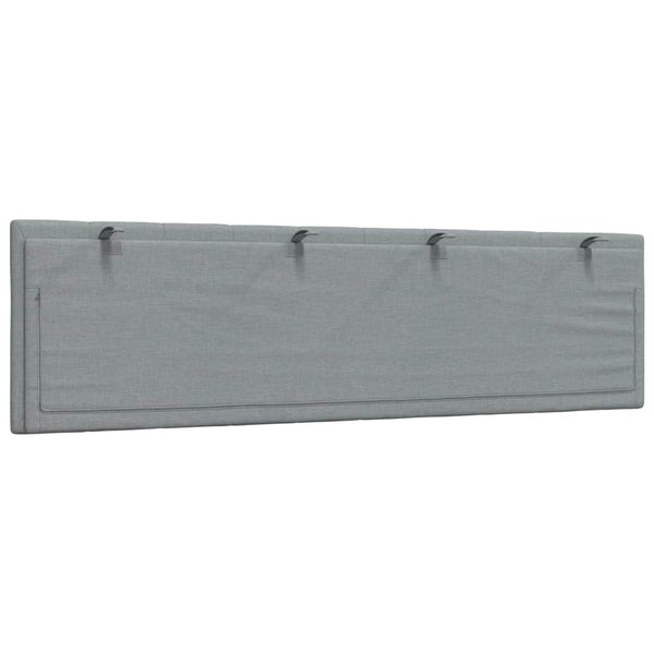 Kopfteil Kissen Hanko Hellgrau 180 cm
