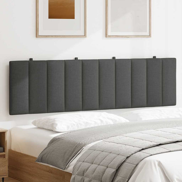 Kopfteil Kissen Hanko Dunkelgrau 180cm
