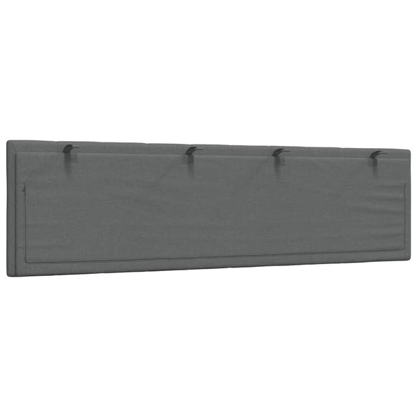 Kopfteil Kissen Hanko Dunkelgrau 180cm