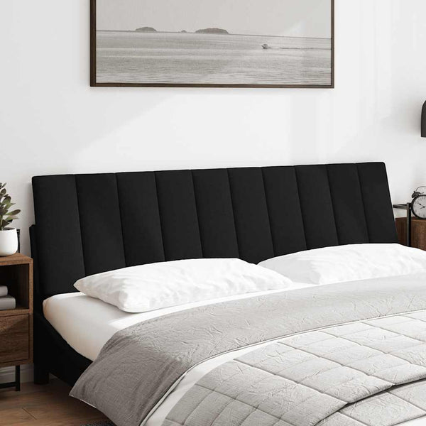 Schwarzes Kopfteil-Kissen Hanko 180 cm