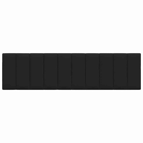 Schwarzes Kopfteil-Kissen Hanko 180 cm
