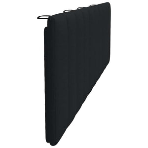 Schwarzes Kopfteil-Kissen Hanko 180 cm