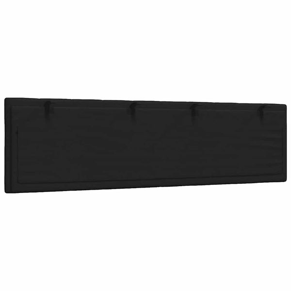 Schwarzes Kopfteil-Kissen Hanko 180 cm
