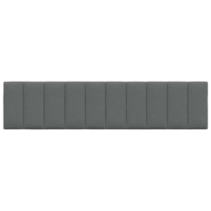 Kopfteil-Kissen Hanko Dunkelgrau 200 cm