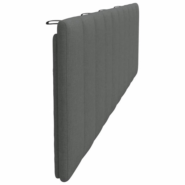 Kopfteil-Kissen Hanko Dunkelgrau 200 cm