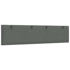 Kopfteil-Kissen Hanko Dunkelgrau 200 cm