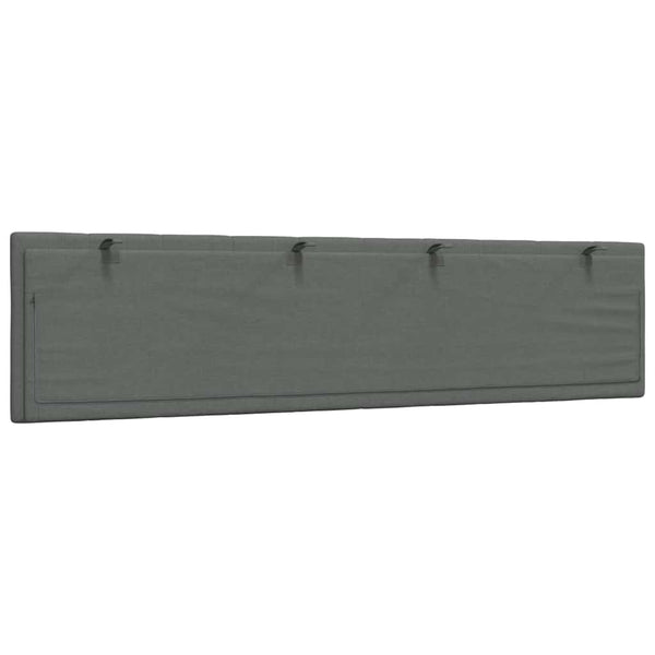 Kopfteil-Kissen Hanko Dunkelgrau 200 cm
