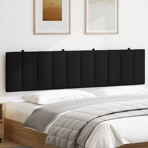 Schwarzes Kopfteil-Kissen Hanko 200 cm