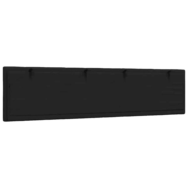 Schwarzes Kopfteil-Kissen Hanko 200 cm