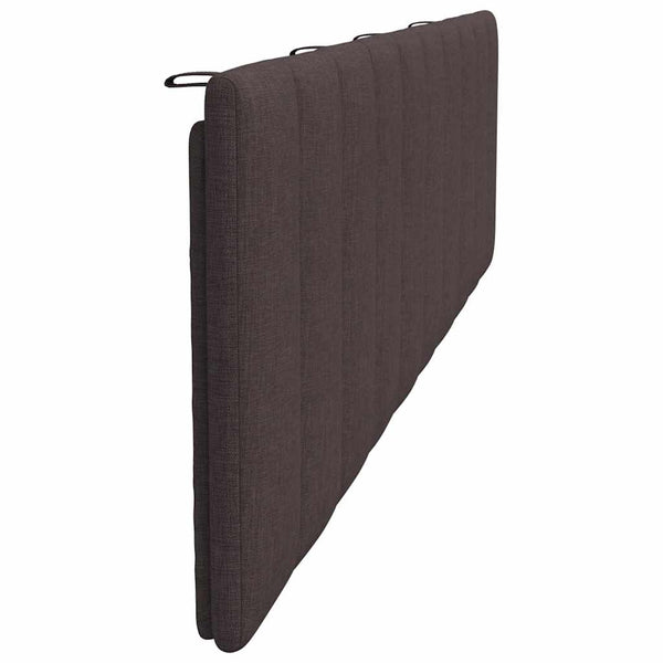 Kopfteil Kissen Dunkelbraun 200 cm