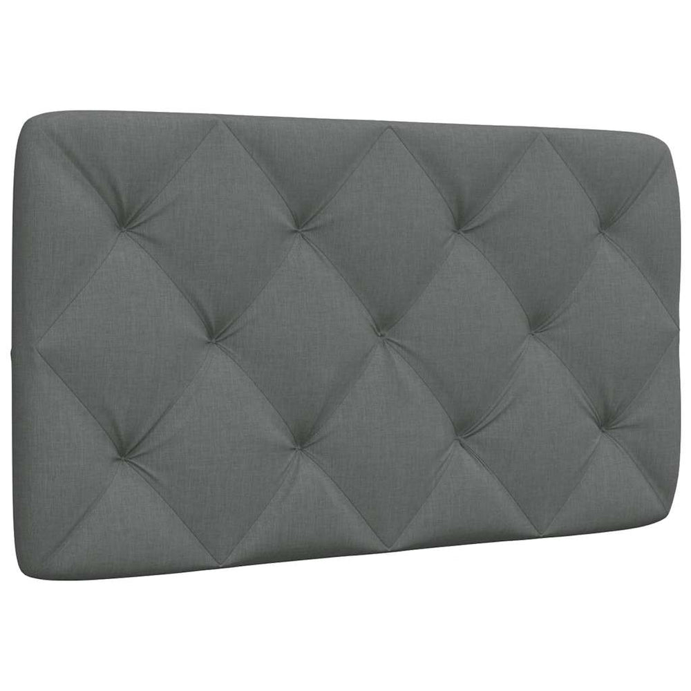 Kopfteil Kissen Dunkelgrau 80cm