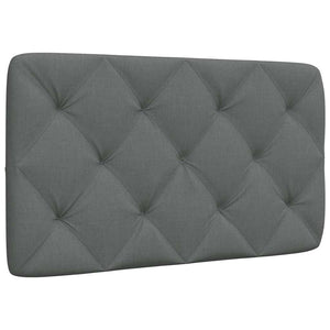 Kopfteil Kissen Dunkelgrau 80cm