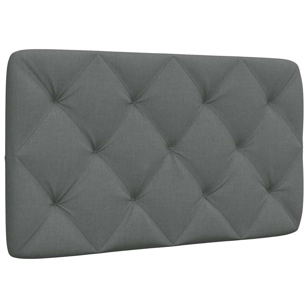Kopfteil Kissen Dunkelgrau 80cm