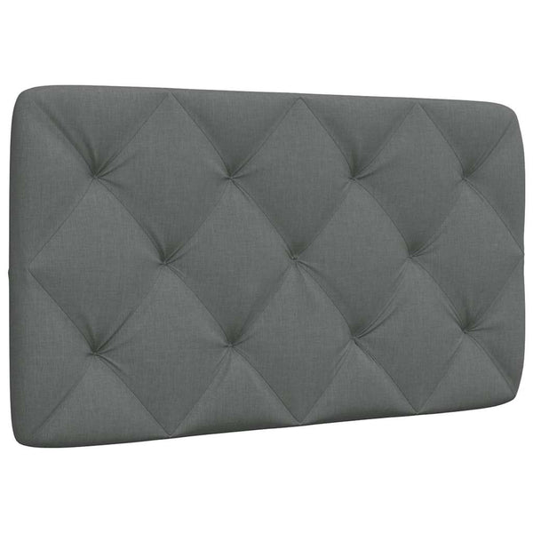 Kopfteil Kissen Dunkelgrau 80cm