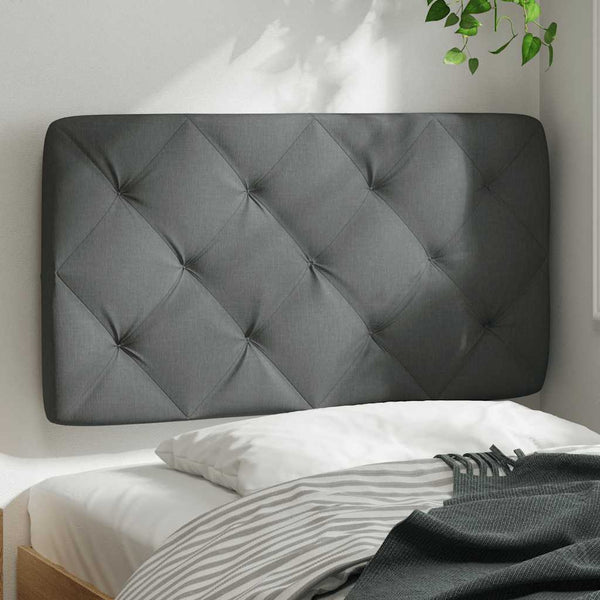 Kopfteil Kissen Dunkelgrau 80cm