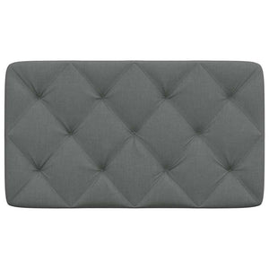 Kopfteil Kissen Dunkelgrau 80cm