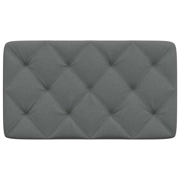 Kopfteil Kissen Dunkelgrau 80cm