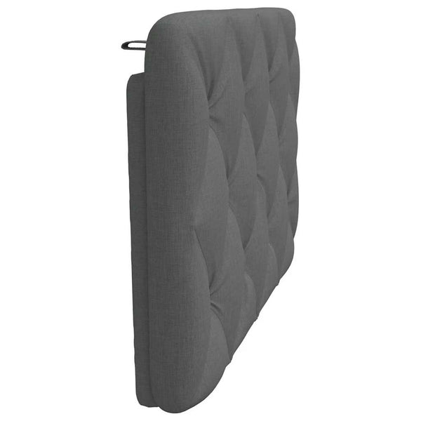 Kopfteil Kissen Dunkelgrau 80cm