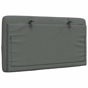 Kopfteil Kissen Dunkelgrau 80cm