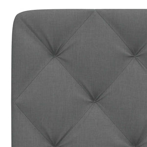 Kopfteil Kissen Dunkelgrau 80cm