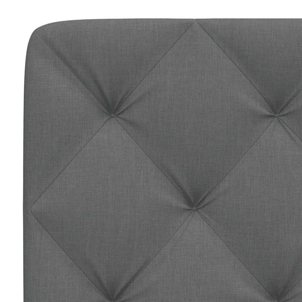 Kopfteil Kissen Dunkelgrau 80cm