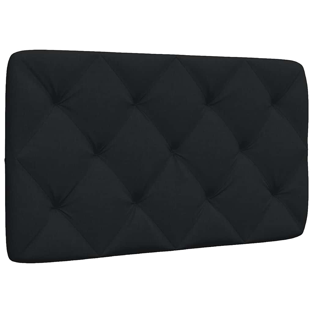 Schwarzes Kopfteil-Kissen 80 cm