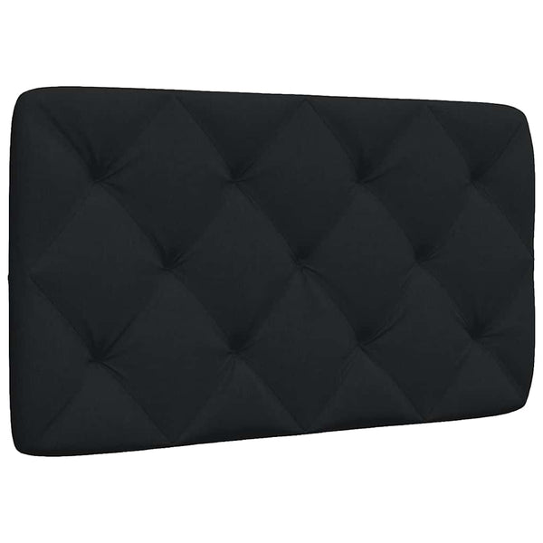 Schwarzes Kopfteil-Kissen 80 cm