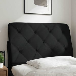 Schwarzes Kopfteil-Kissen 80 cm