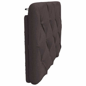 Kopfteil Kissen Dunkelbraun Stoff 80 cm