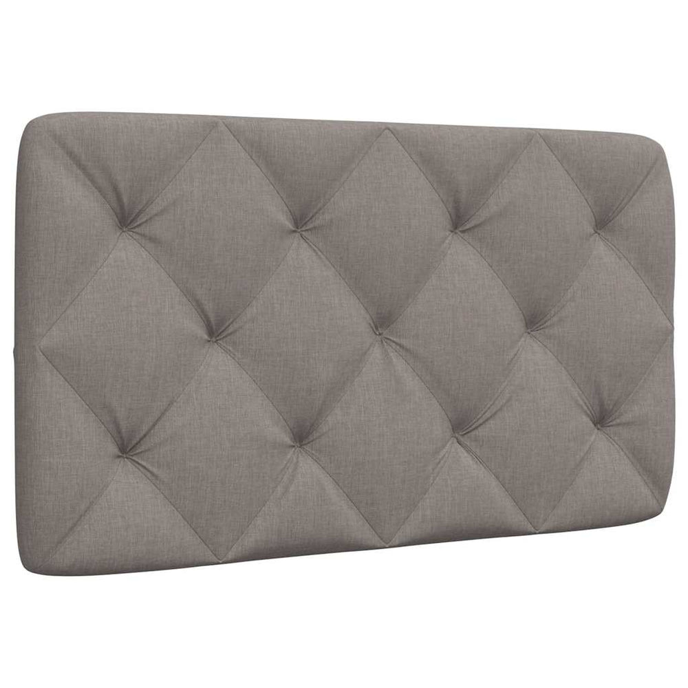 Kopfteil Kissen Taupe 80 cm