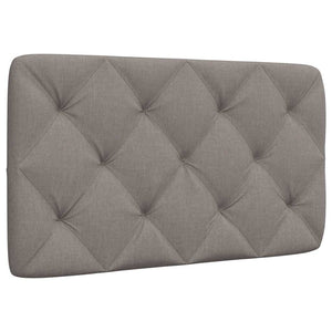 Kopfteil Kissen Taupe 80 cm