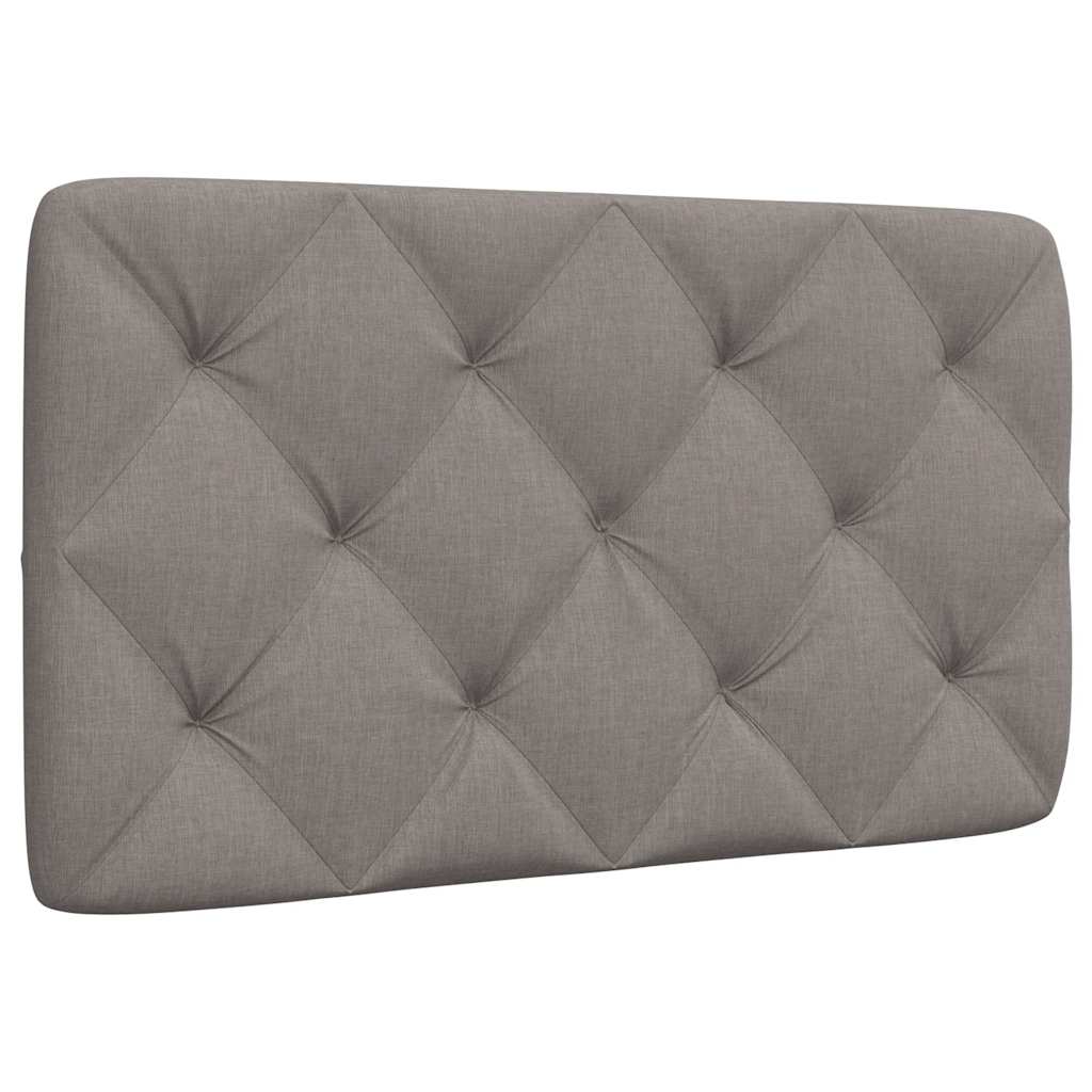 Kopfteil Kissen Taupe 80 cm
