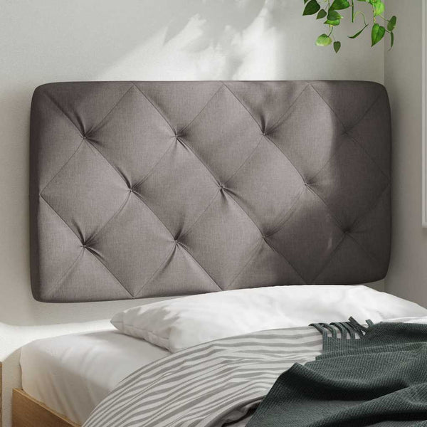 Kopfteil Kissen Taupe 80 cm