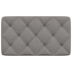 Kopfteil Kissen Taupe 80 cm