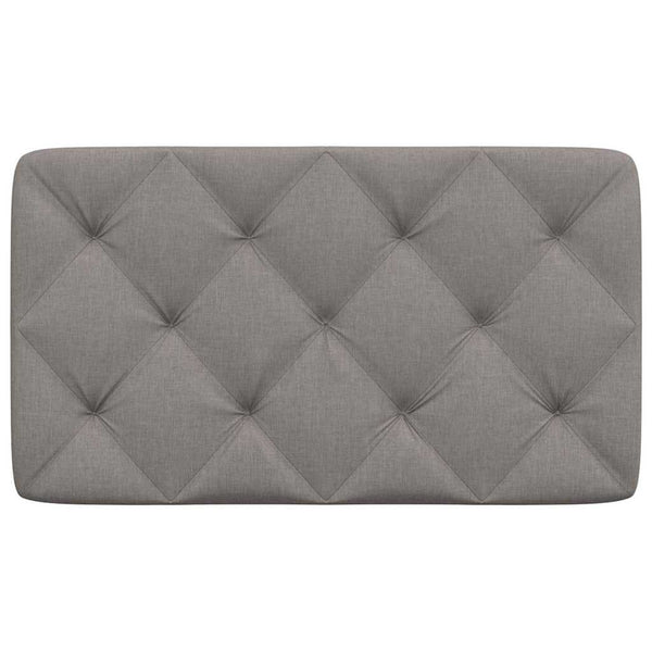 Kopfteil Kissen Taupe 80 cm
