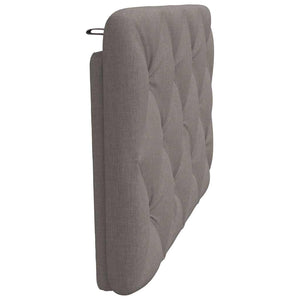 Kopfteil Kissen Taupe 80 cm