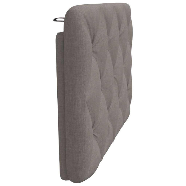 Kopfteil Kissen Taupe 80 cm