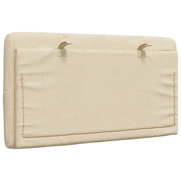Kopfteil Kissen Creme 80 cm