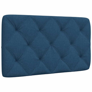 Blaues Kopfteil-Kissen 80 cm