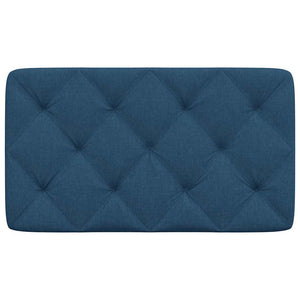 Blaues Kopfteil-Kissen 80 cm