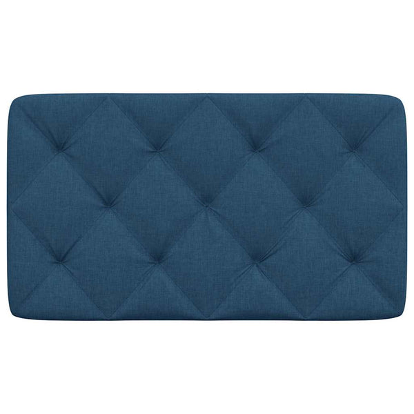 Blaues Kopfteil-Kissen 80 cm