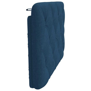Blaues Kopfteil-Kissen 80 cm