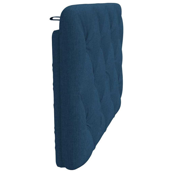Blaues Kopfteil-Kissen 80 cm