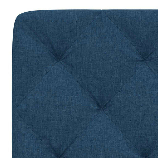 Blaues Kopfteil-Kissen 80 cm