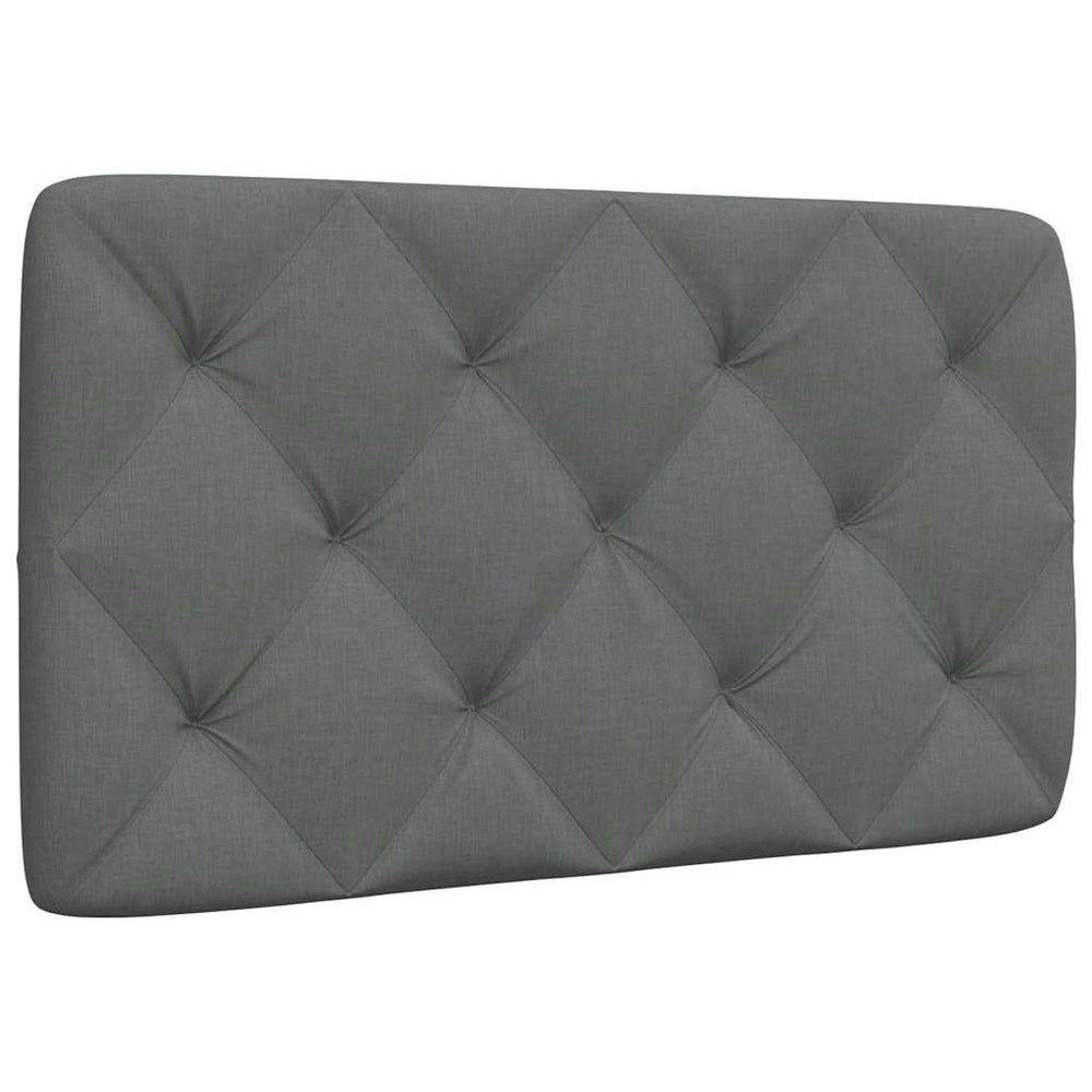 Kopfteil Kissen Dunkelgrau 90 cm