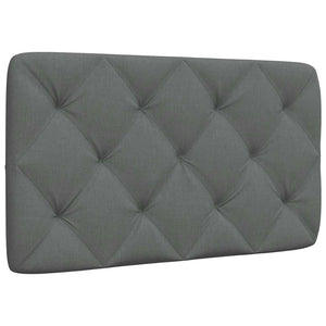 Kopfteil Kissen Dunkelgrau 90 cm